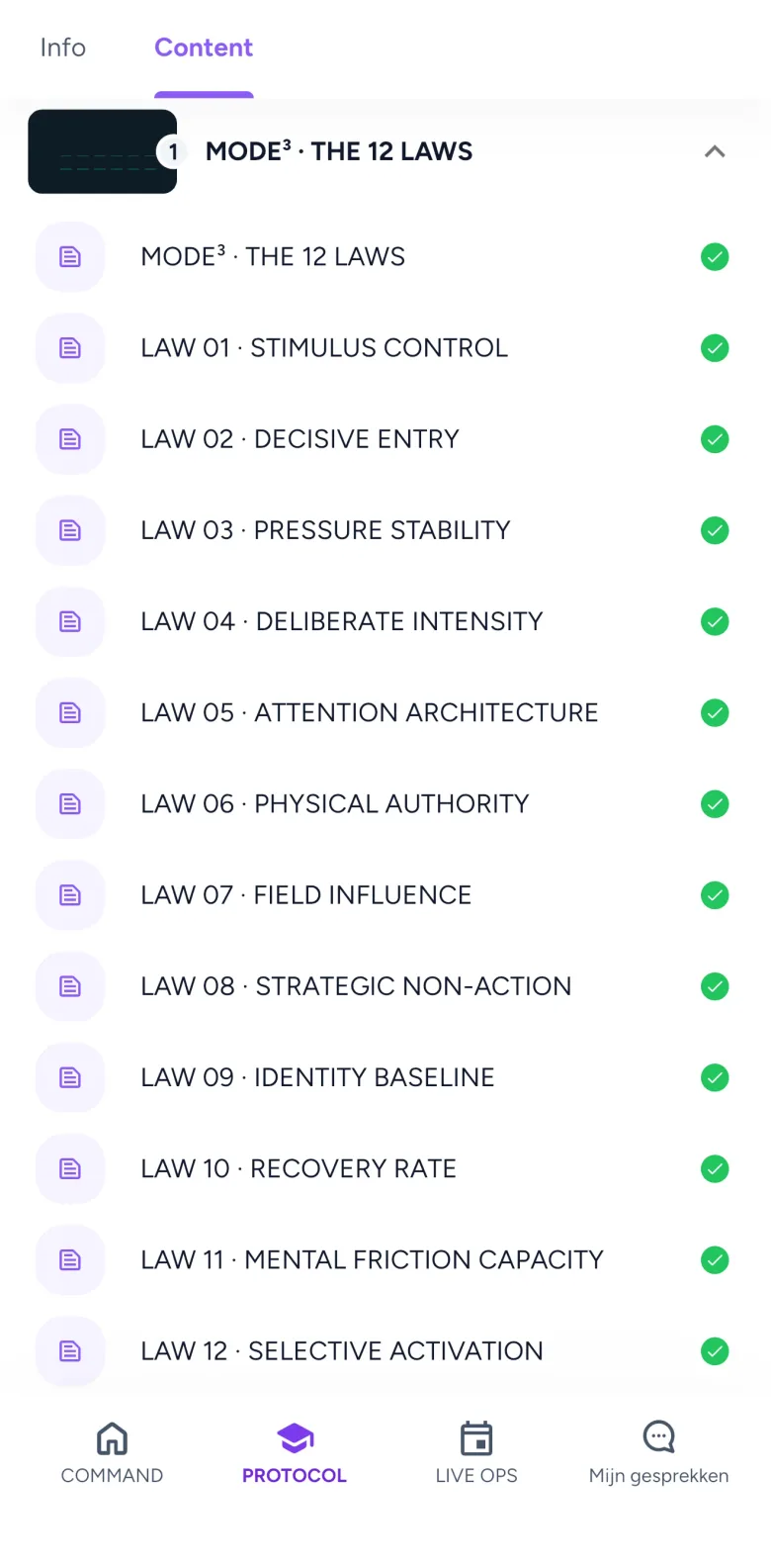 The 12 Laws in the Huddle: twelve lessons, one a month