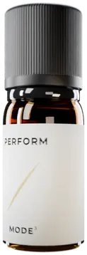 The MODE³ PERFORM oil, closed, in a dark studio