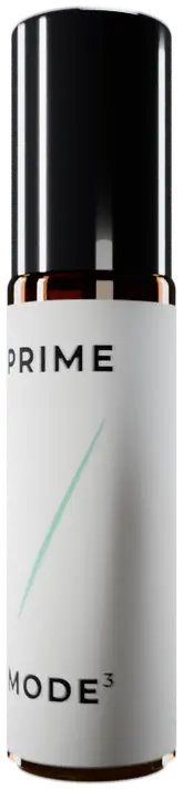 The MODE³ PRIME roll-on, closed, in a dark studio